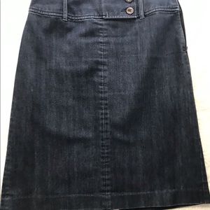 Ann Taylor Straight Denim Jean Skirt-SZ4